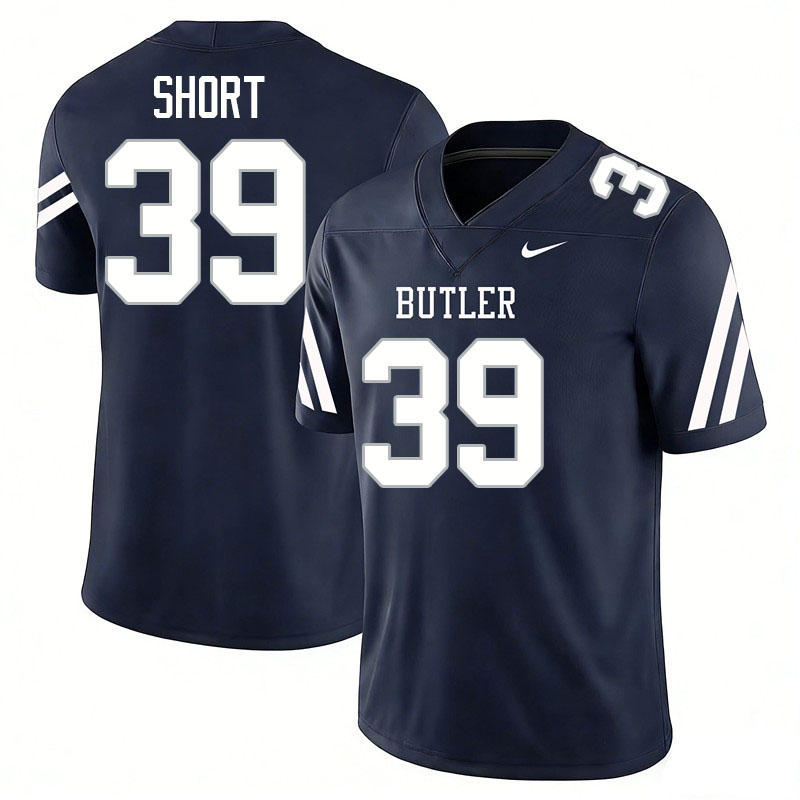 Butler Bulldogs #39 Ryan Short College Football Jerseys,Uniforms-Navy